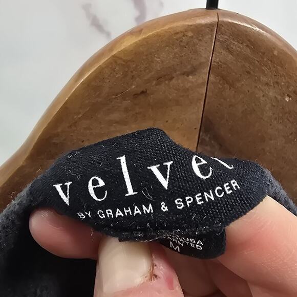 Anthropologie Sweatshirt Womens Medium Blue Pullover Fleece Graham Spencer - Picture 3 of 11